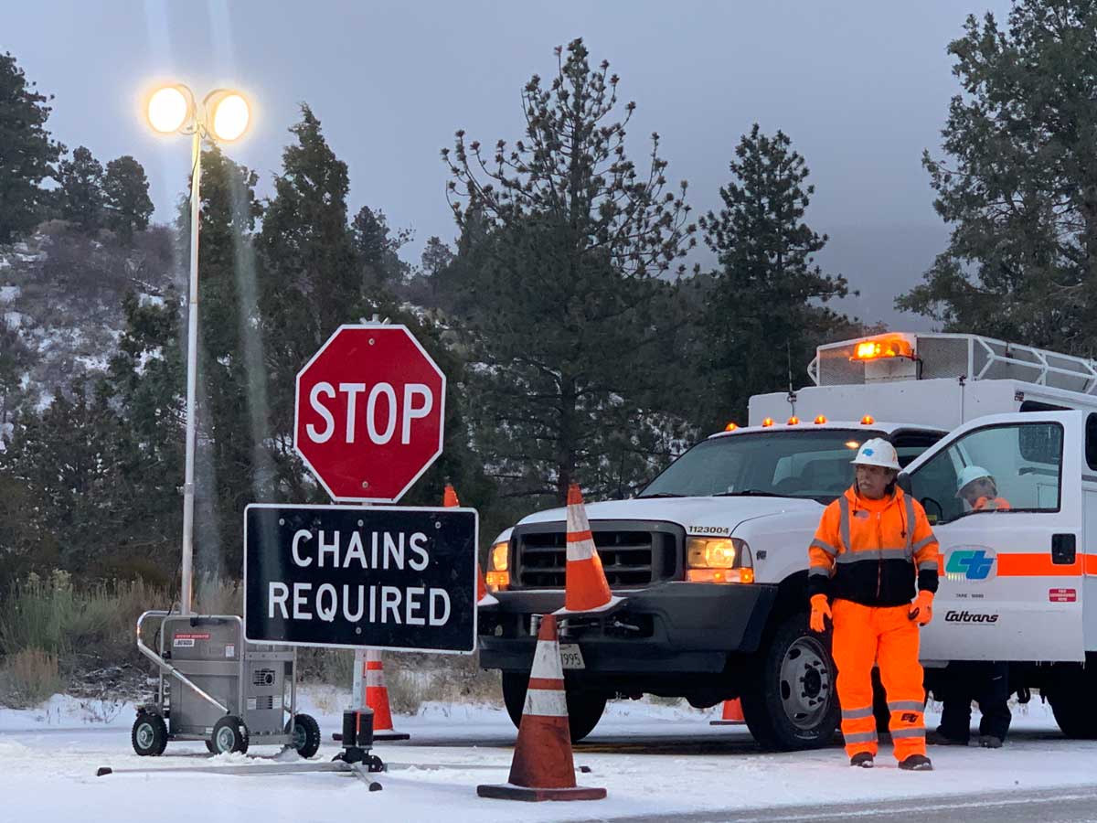 lighting towers road maintenace